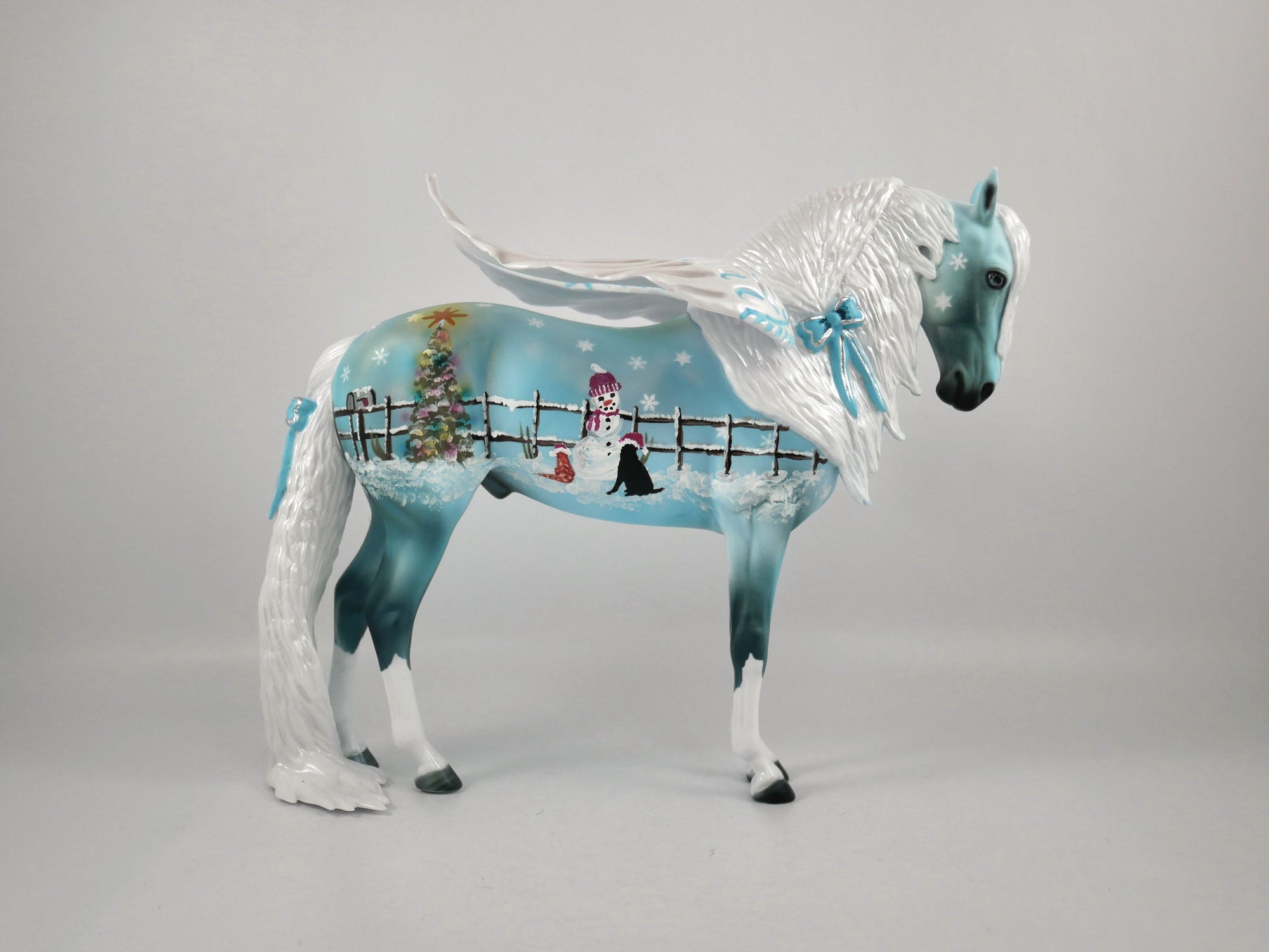 PEACE ON EARTH-OOAK CHRISTMAS ANGEL WINGED DECORATOR BY DAWN QUICK 12/18/20