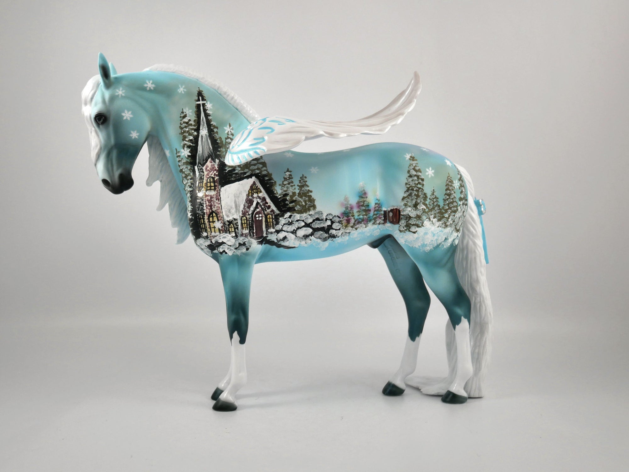 PEACE ON EARTH-OOAK CHRISTMAS ANGEL WINGED DECORATOR BY DAWN QUICK 12/18/20