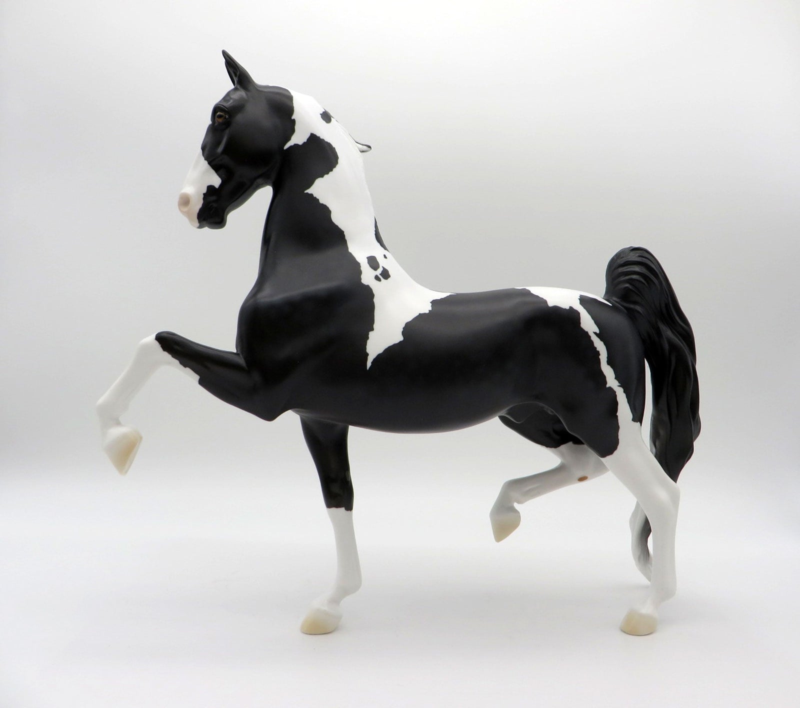 Deep Sea-OOAK Dapple Black Paint Saddlebred SHCF 2021