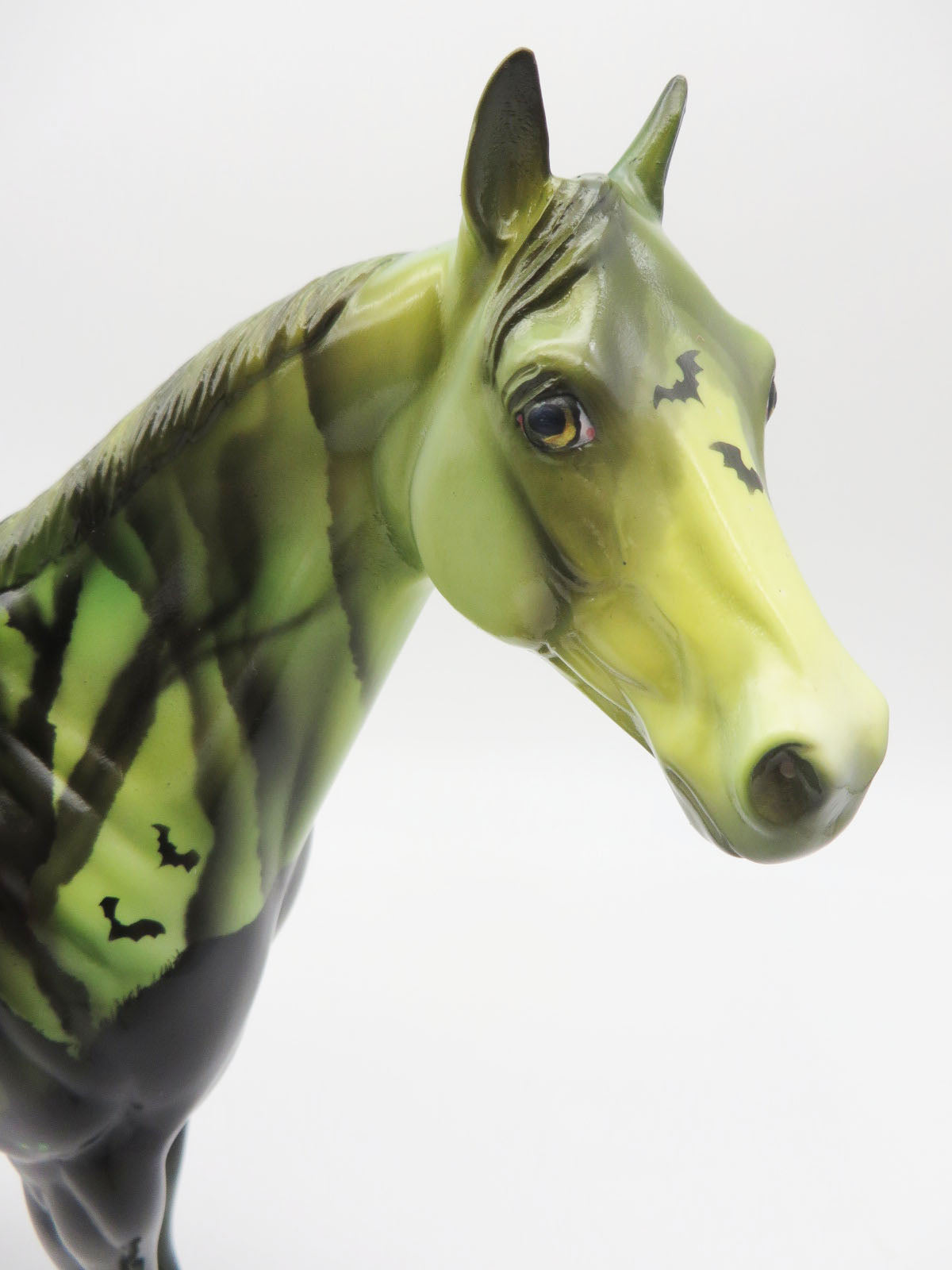 Deja Boo - OOAK - BEST OFFER - Halloween Mural Decorator Ideal Stock Horse Painted by Julie Keim - MM22
