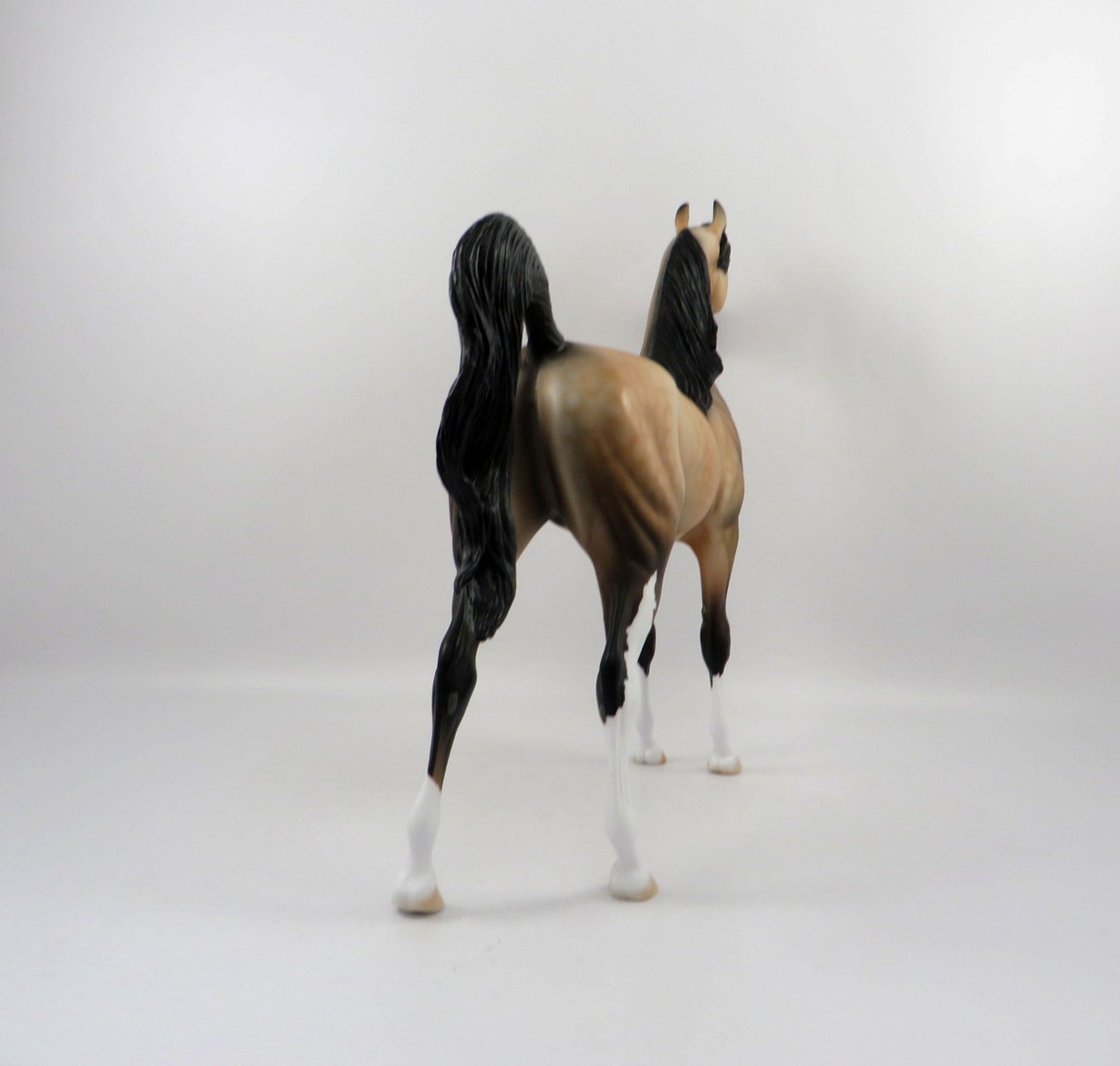 Destination-OOAK Buckskin Arabian Painted By Audrey Dixon 3/12/21