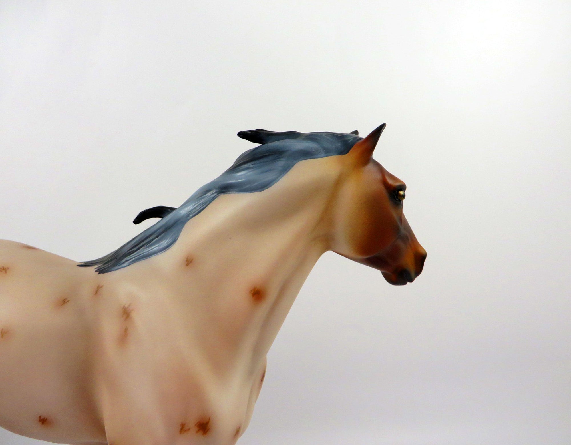 Devil&#39;s Garden-LE-8 Red Roan Mustang Painted By Audrey Dixon 3/8/21