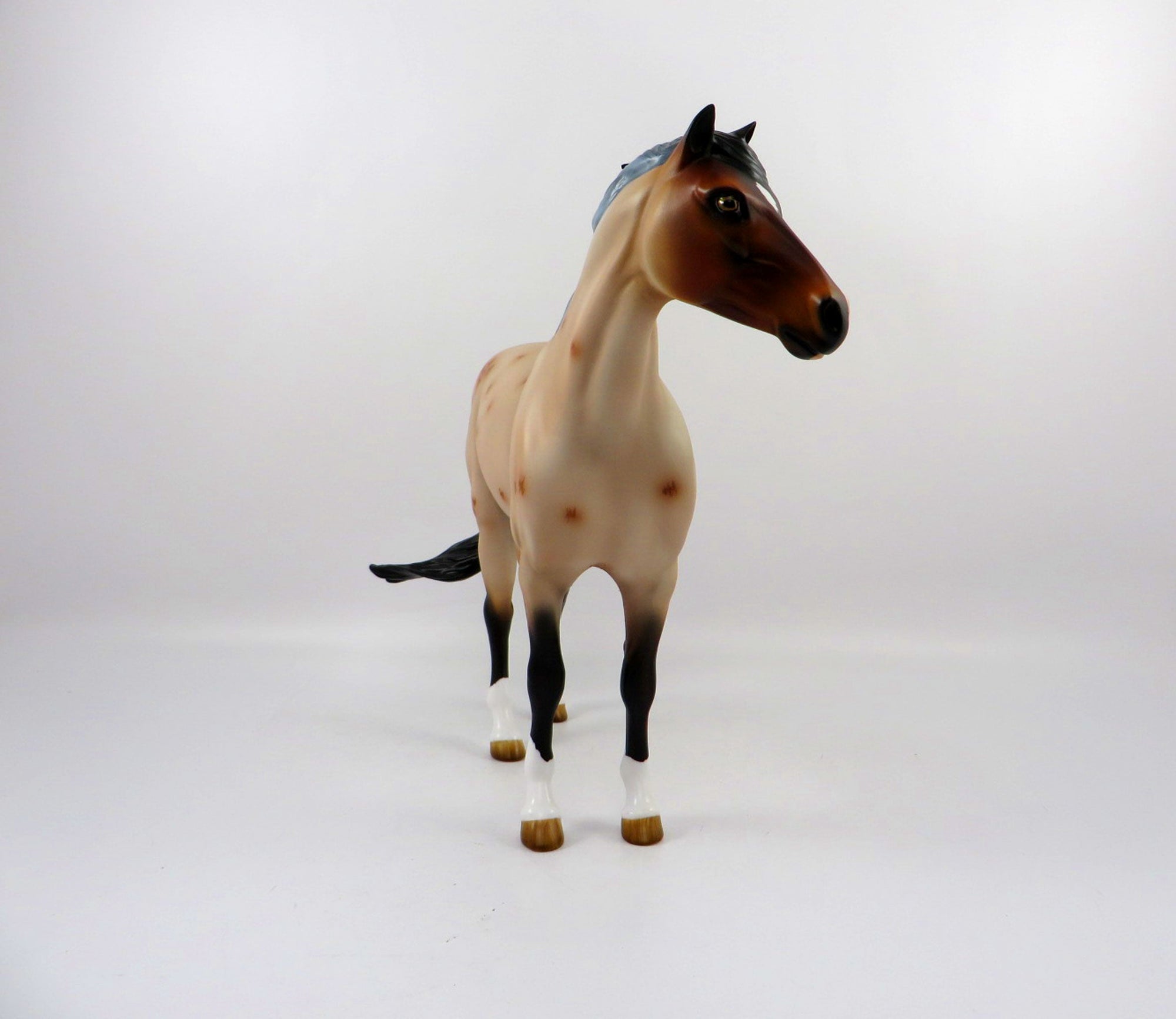 Devil&#39;s Garden-LE-8 Red Roan Mustang Painted By Audrey Dixon 3/8/21