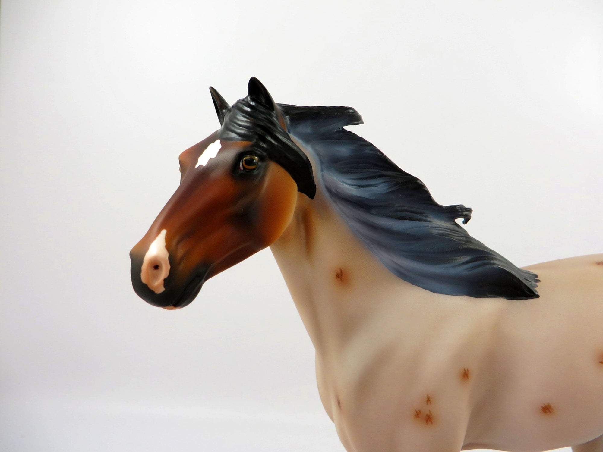 Devil&#39;s Garden-LE-8 Red Roan Mustang Painted By Audrey Dixon 3/8/21