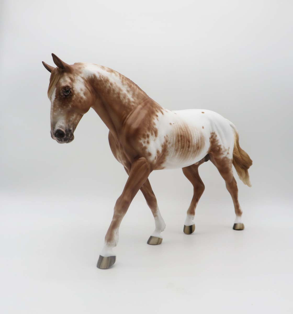 Dew Kiss OOAK Chestnut Appaloosa Irish Draught by Sheryl Leisure SHCF23
