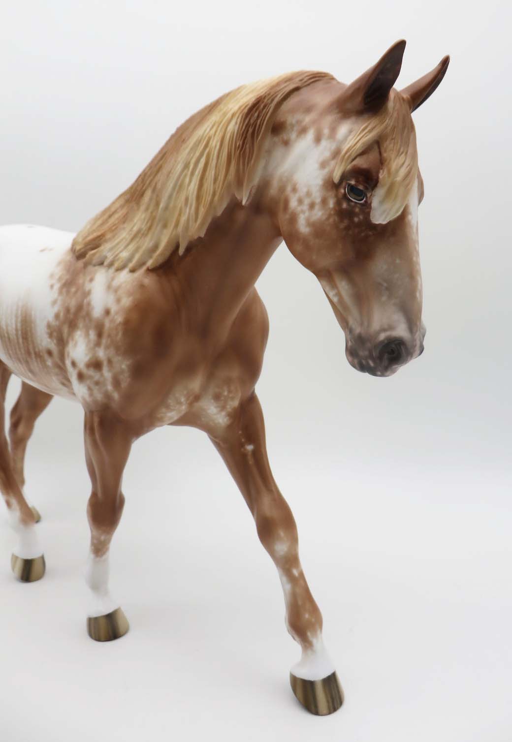 Dew Kiss OOAK Chestnut Appaloosa Irish Draught by Sheryl Leisure SHCF23