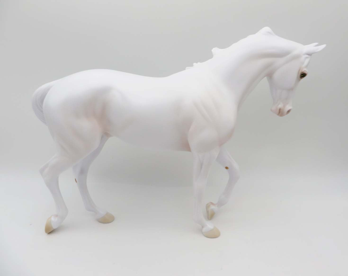 Diamond Eye - OOAK - Dominant Pearl White Thorougbred Inspired By Khao Manee Cat by Ellen Robbins - P&amp;C 23