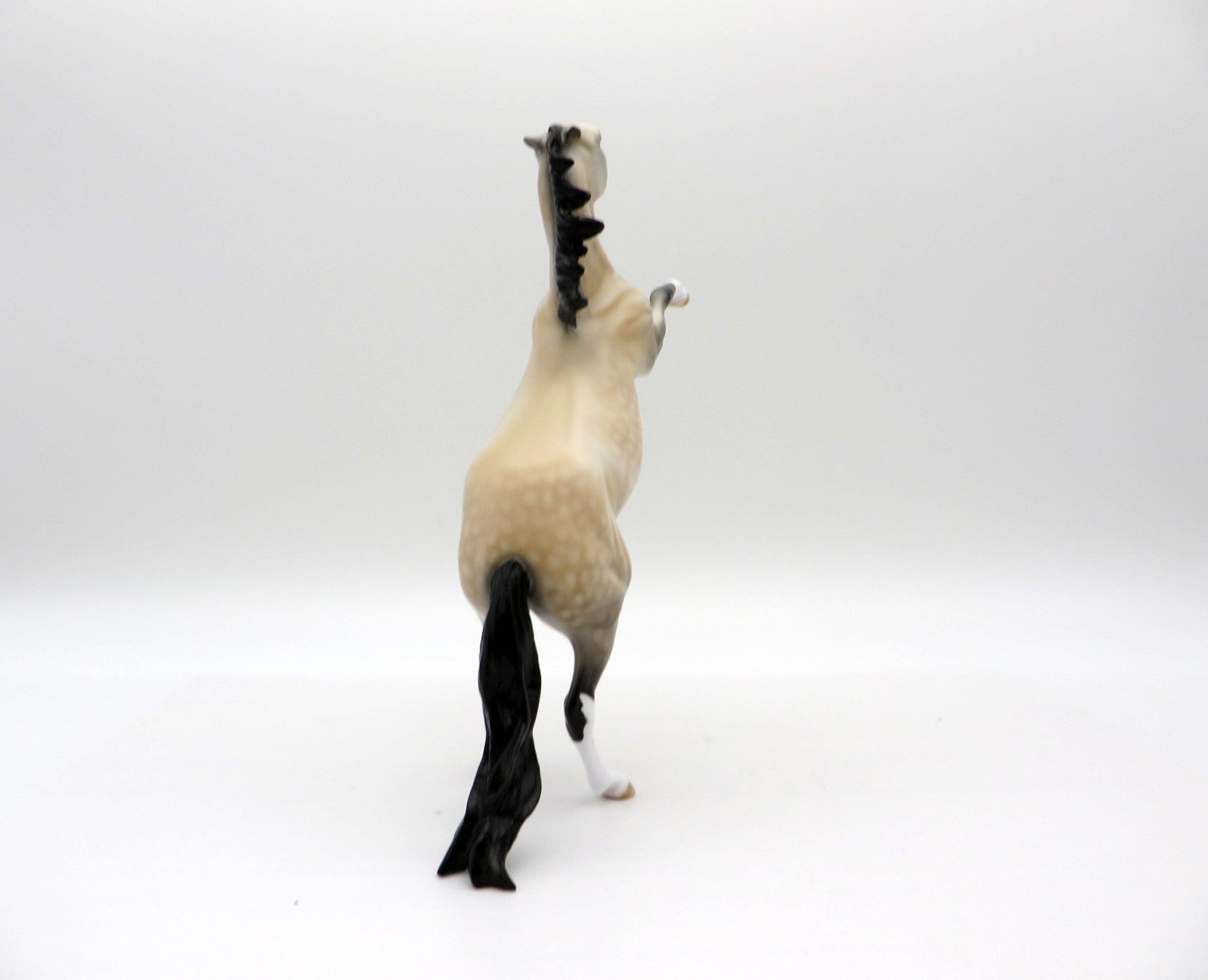 Dickens-OOAK Dapple Buckskin Rearing Pebbles Painted By Dawn Quick  EQ 2021