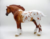 Divine-OOAK Chestnut Appaloosa Heavy Draft Gelding Painted By Dawn Quick 7/16/21