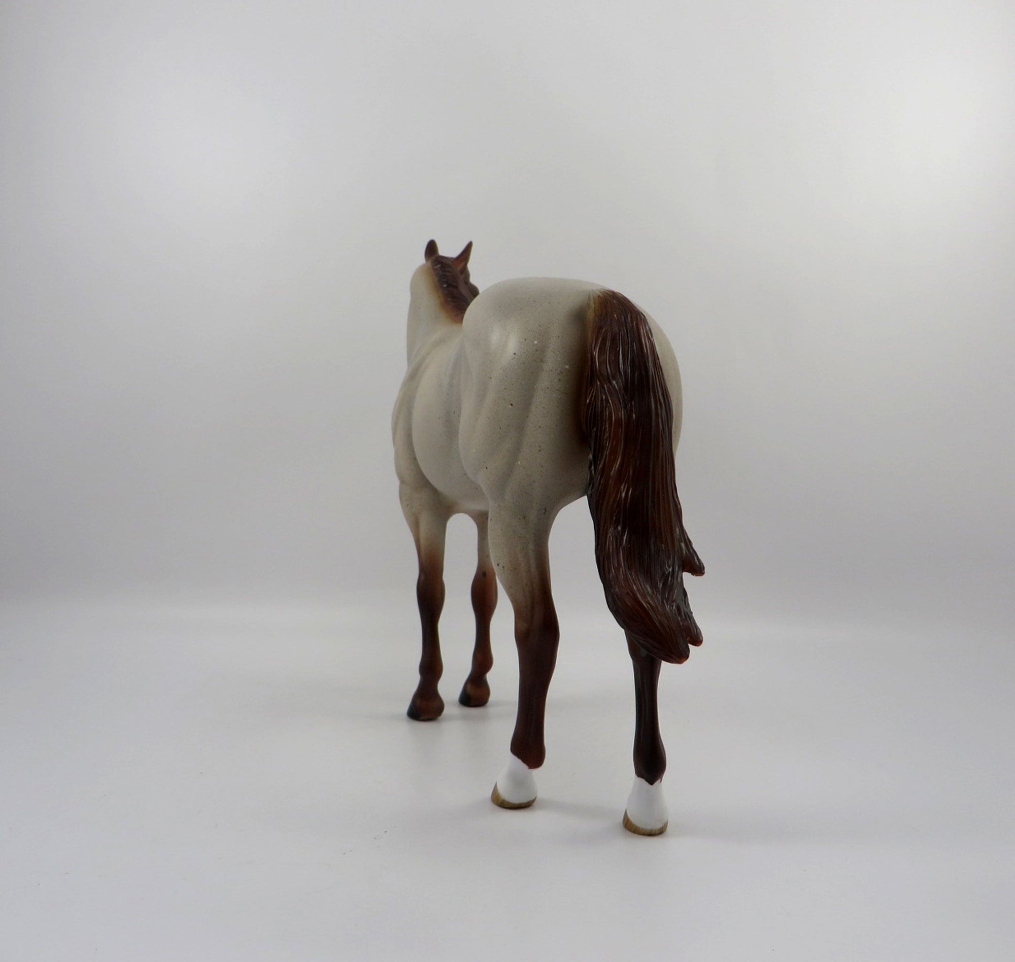 DOC STAR-LE-15 RANCH HORSE RED ROAN ISH