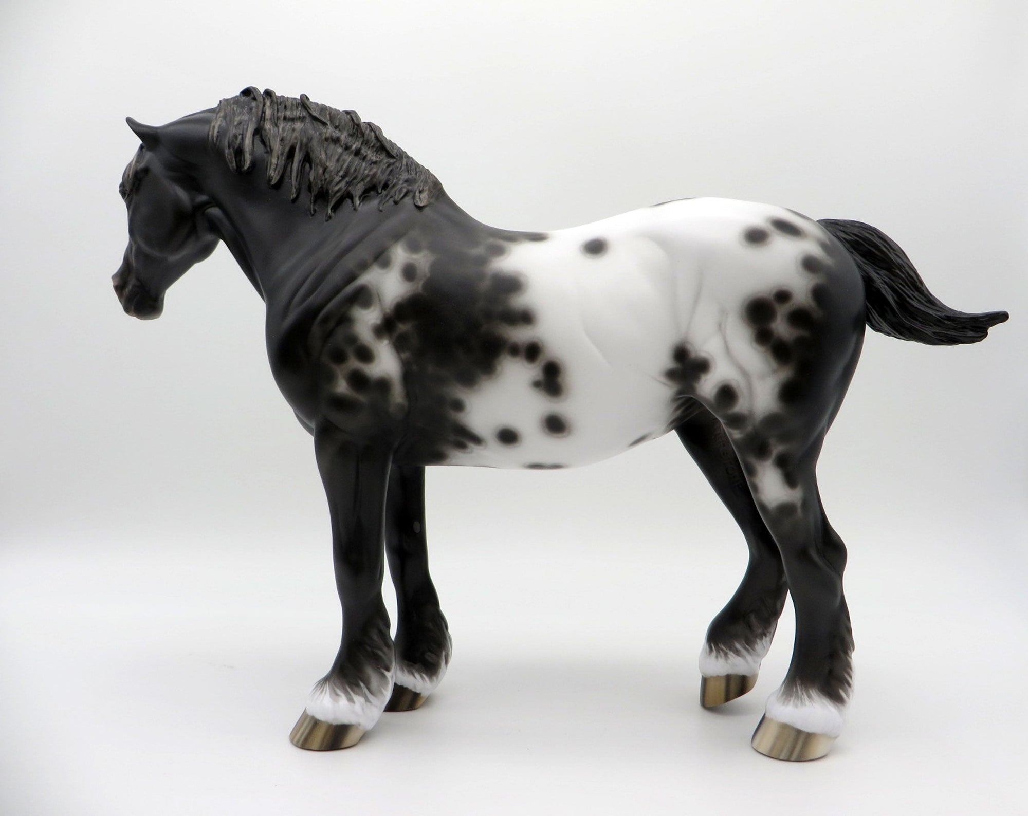 Dominque-OOAK Black Appaloosa Heavy Draft Mare 3/29/21