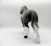 Doo Hickey-OOAK Dapple Grey Trotting Drafter Painted By Sheryl Leisure 5/24/21