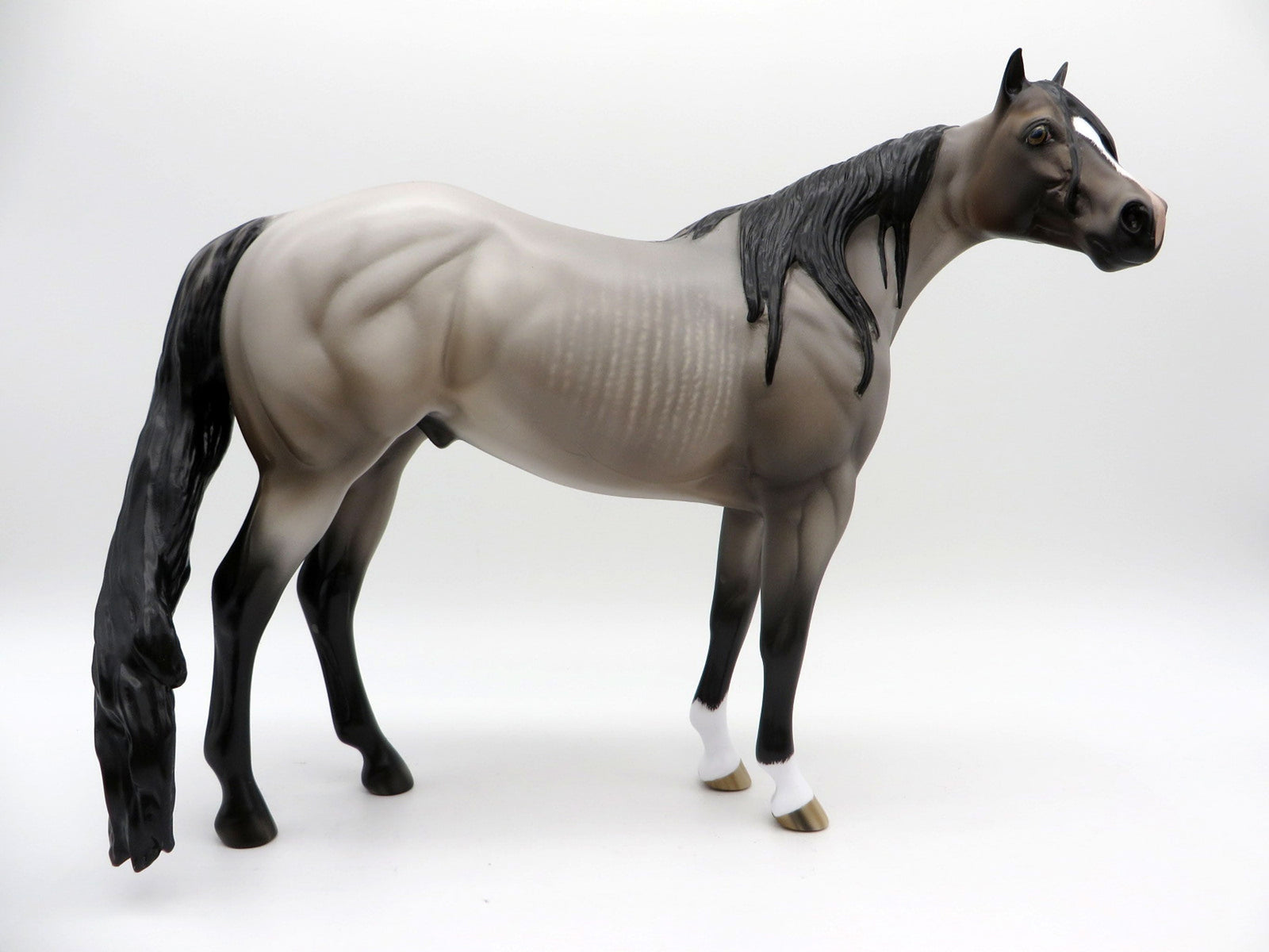 Dover-OOAK Bay Roan ISH Painted by Sheryl Leisure 8/9/21