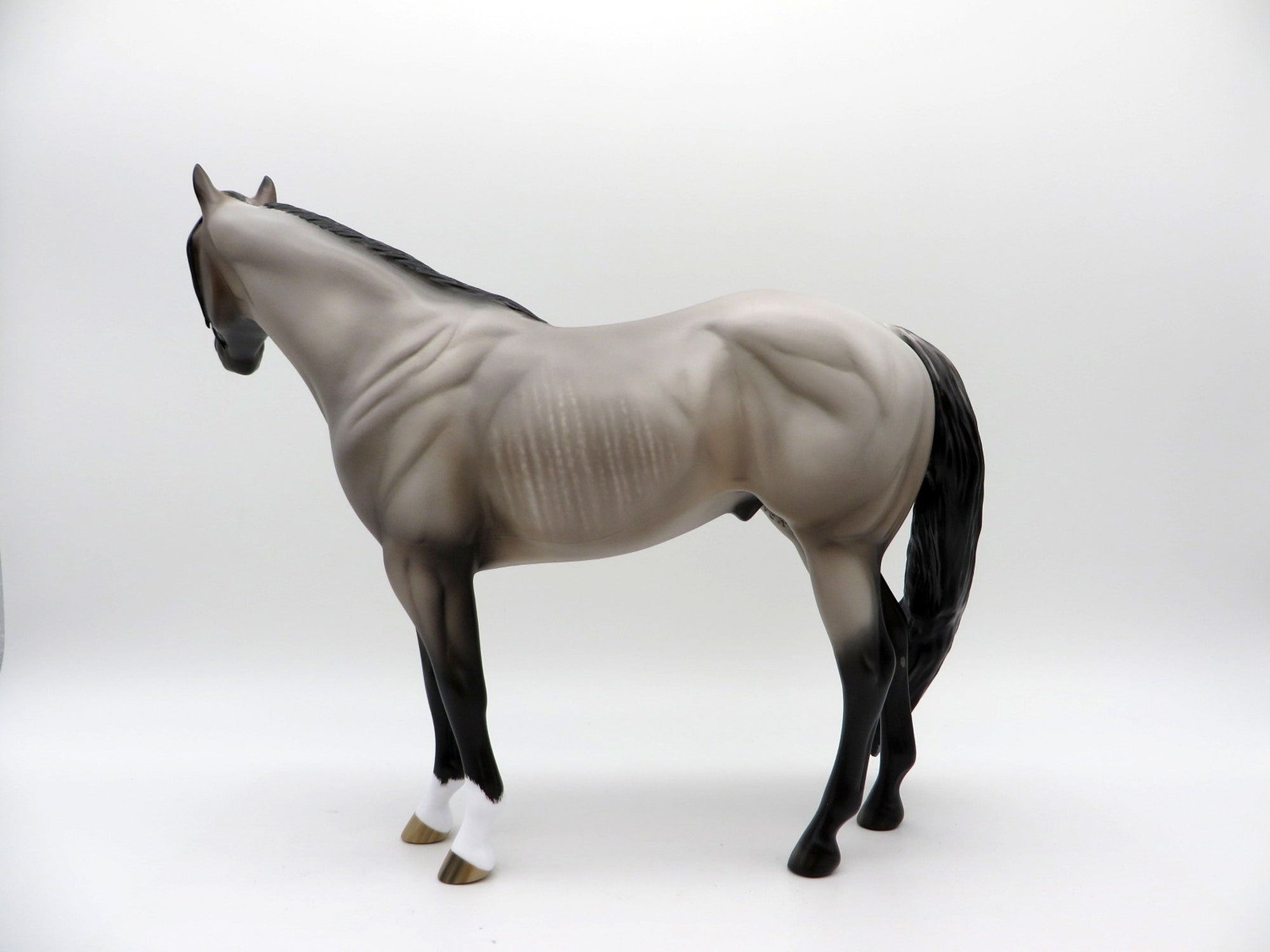 Dover-OOAK Bay Roan ISH Painted by Sheryl Leisure 8/9/21