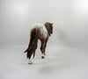 Down Burst-OOAK Chestnut Appaloosa Pony Painted by Sheryl Leisure 3/5/21
