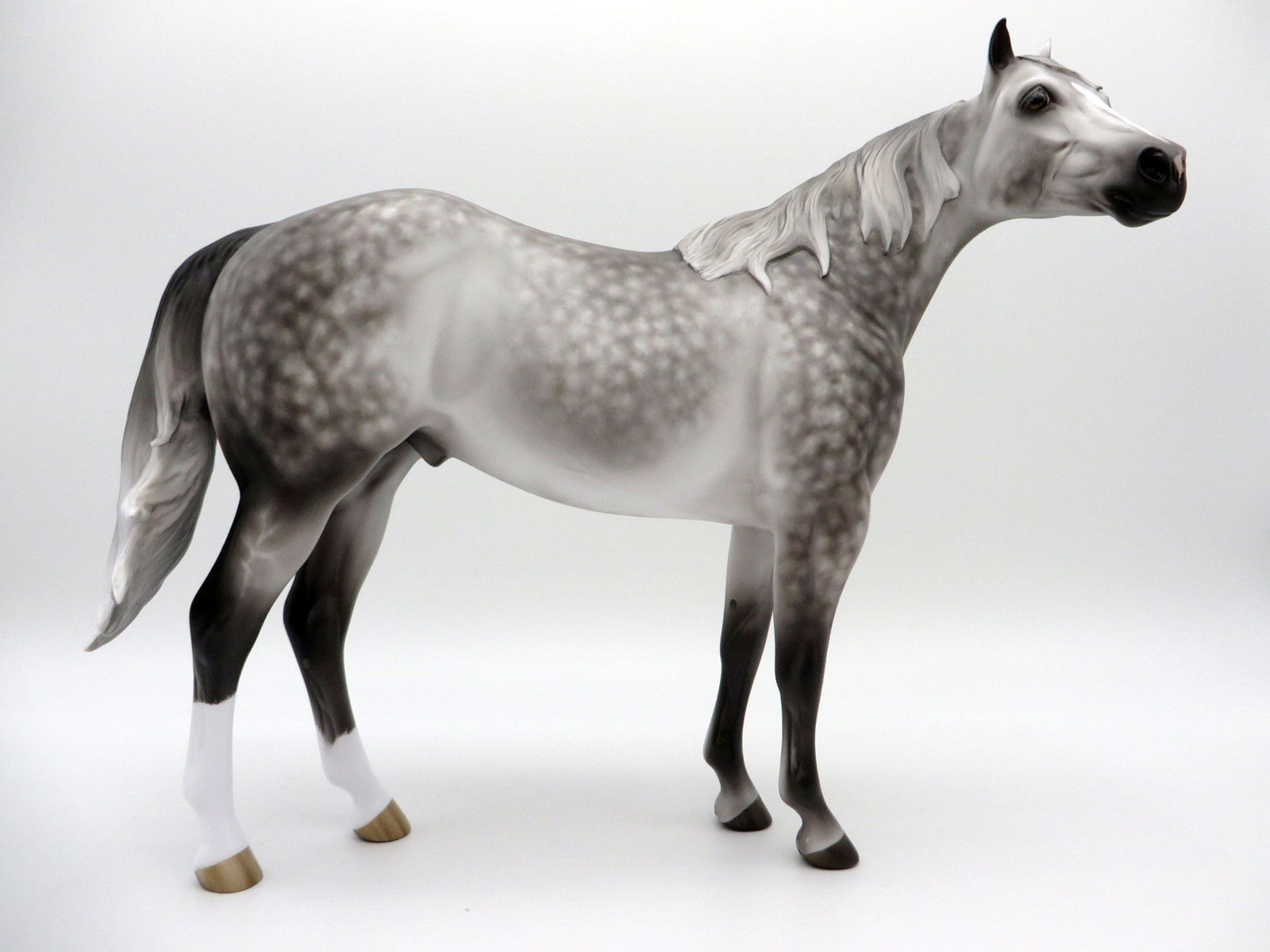 Down to the Sea-OOAK Dapple Grey ISH Painted by Sheryl Leisure 8/1/21