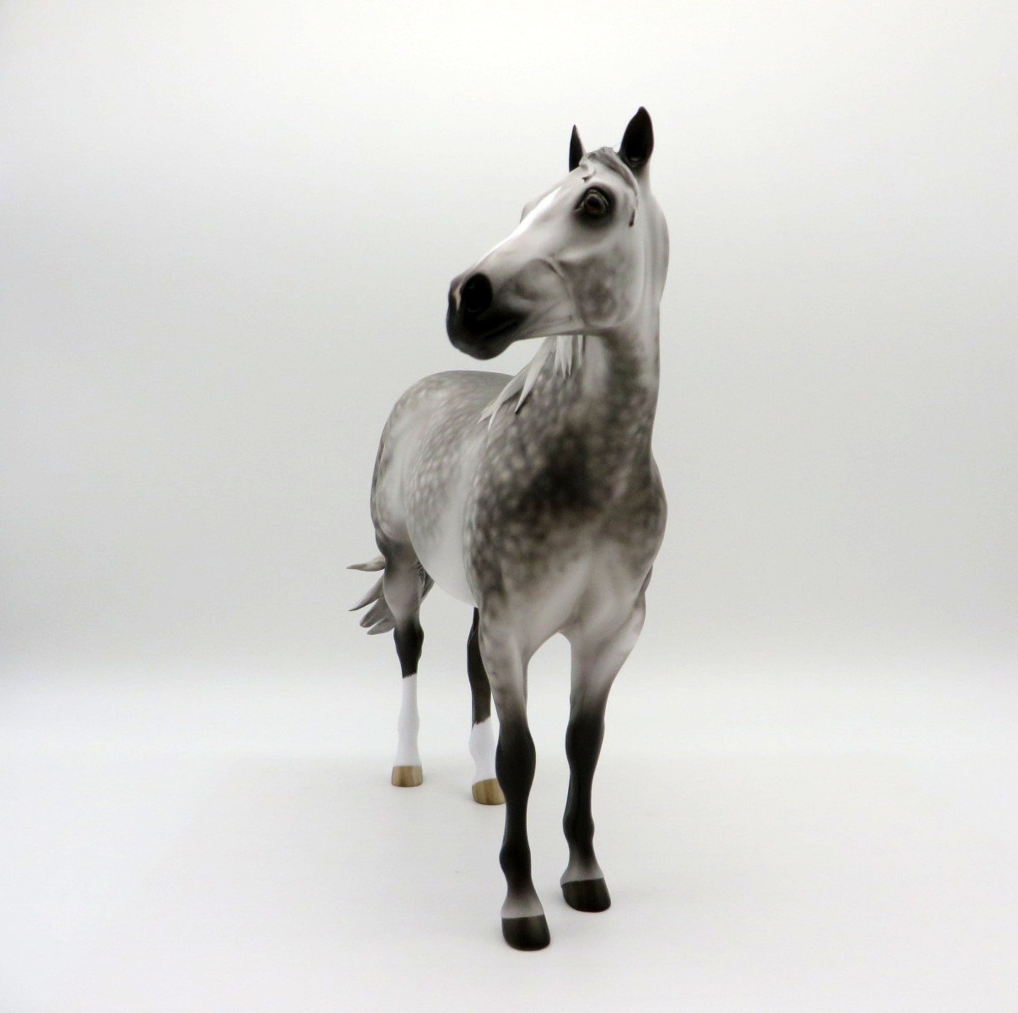 Down to the Sea-OOAK Dapple Grey ISH Painted by Sheryl Leisure 8/1/21