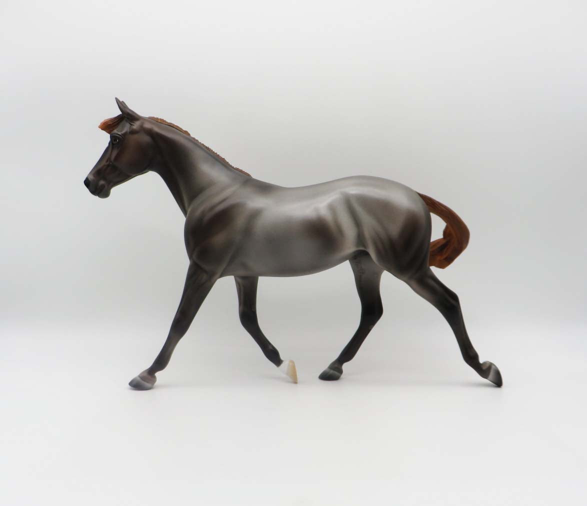 Down Home Darlin&#39; - OOAK - Liver Chestnut Roan Palouse By Ashley Palmer - SHCF23