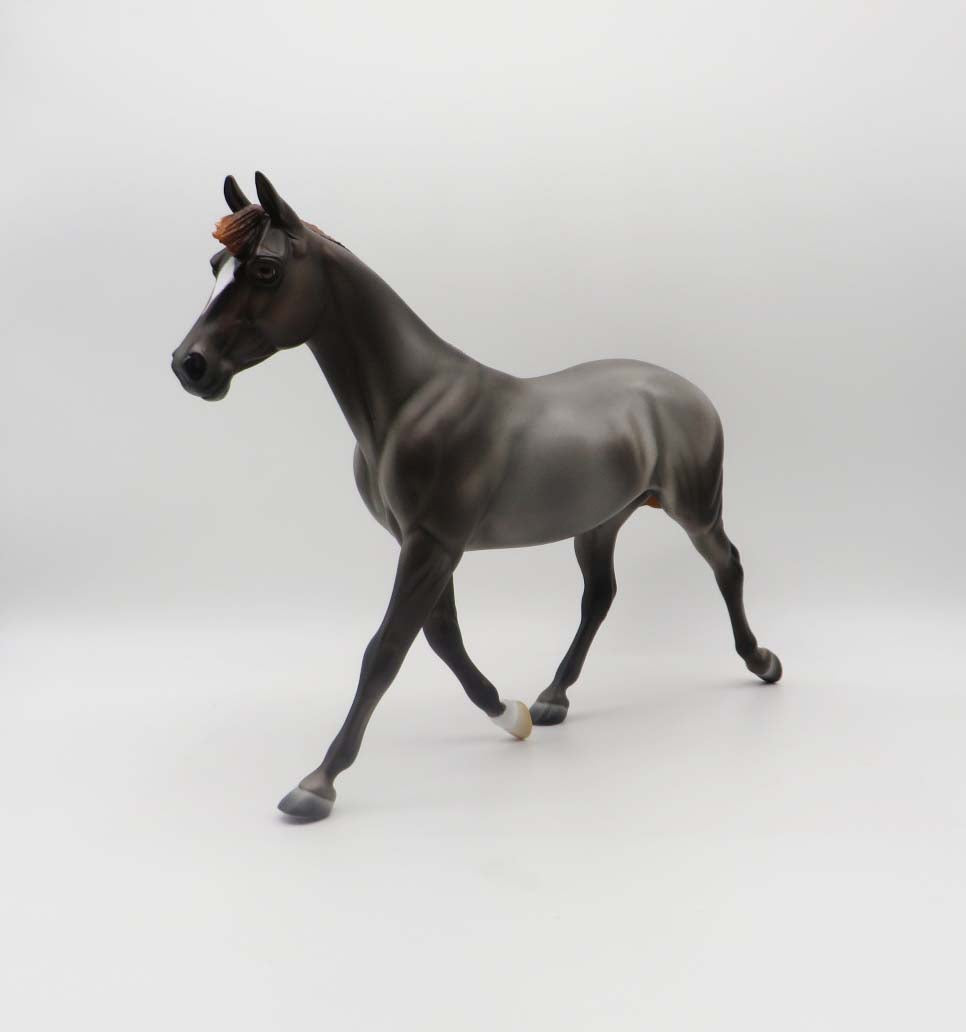 Down Home Darlin&#39; - OOAK - Liver Chestnut Roan Palouse By Ashley Palmer - SHCF23