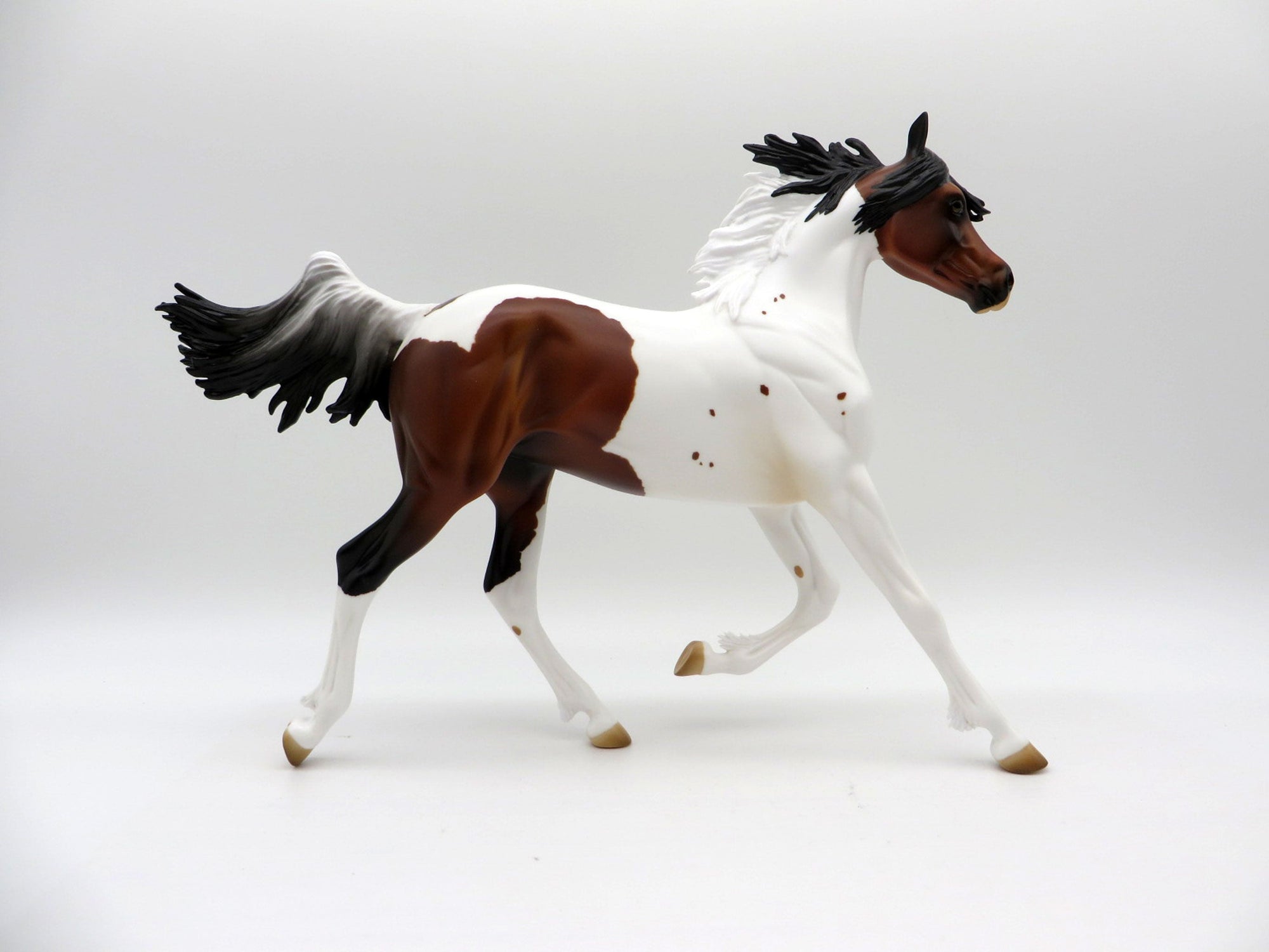 DREAMS OF CHEYENNE-LE-20 Bay Pinto Yearling Painted By Audrey Dixon EQ 21