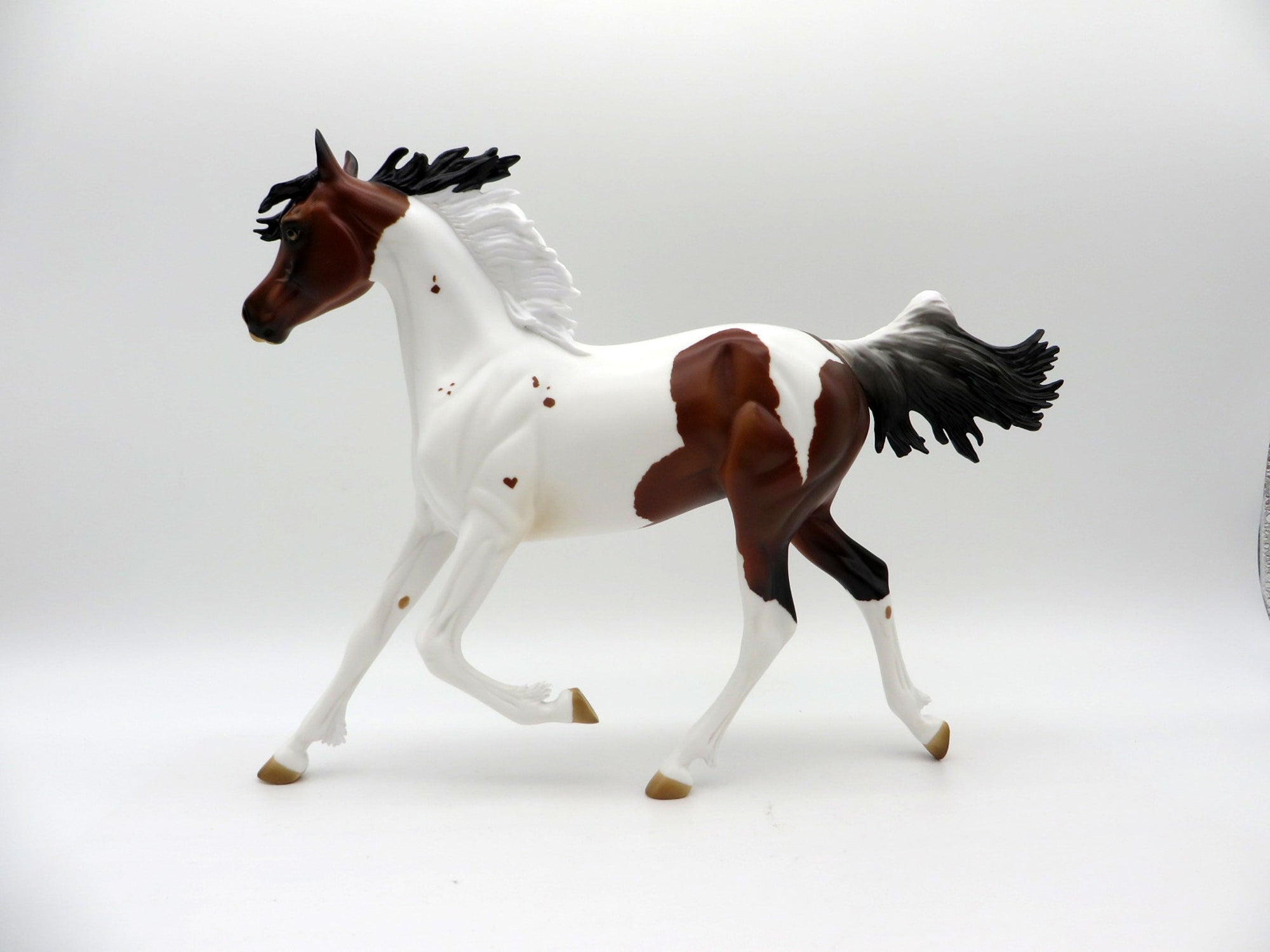 DREAMS OF CHEYENNE-LE-20 Bay Pinto Yearling Painted By Audrey Dixon EQ 21