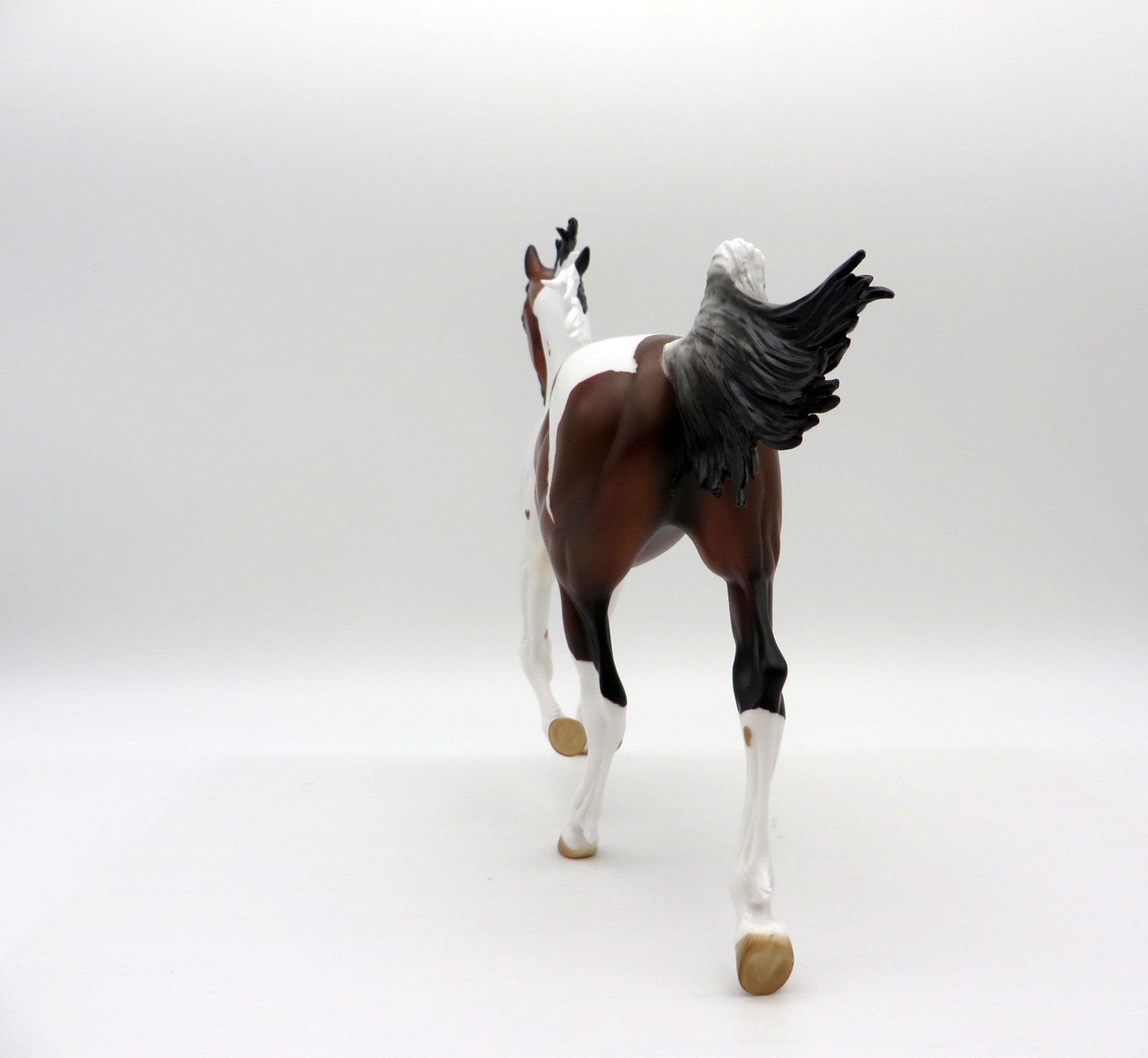 DREAMS OF CHEYENNE-LE-20 Bay Pinto Yearling Painted By Audrey Dixon EQ 21