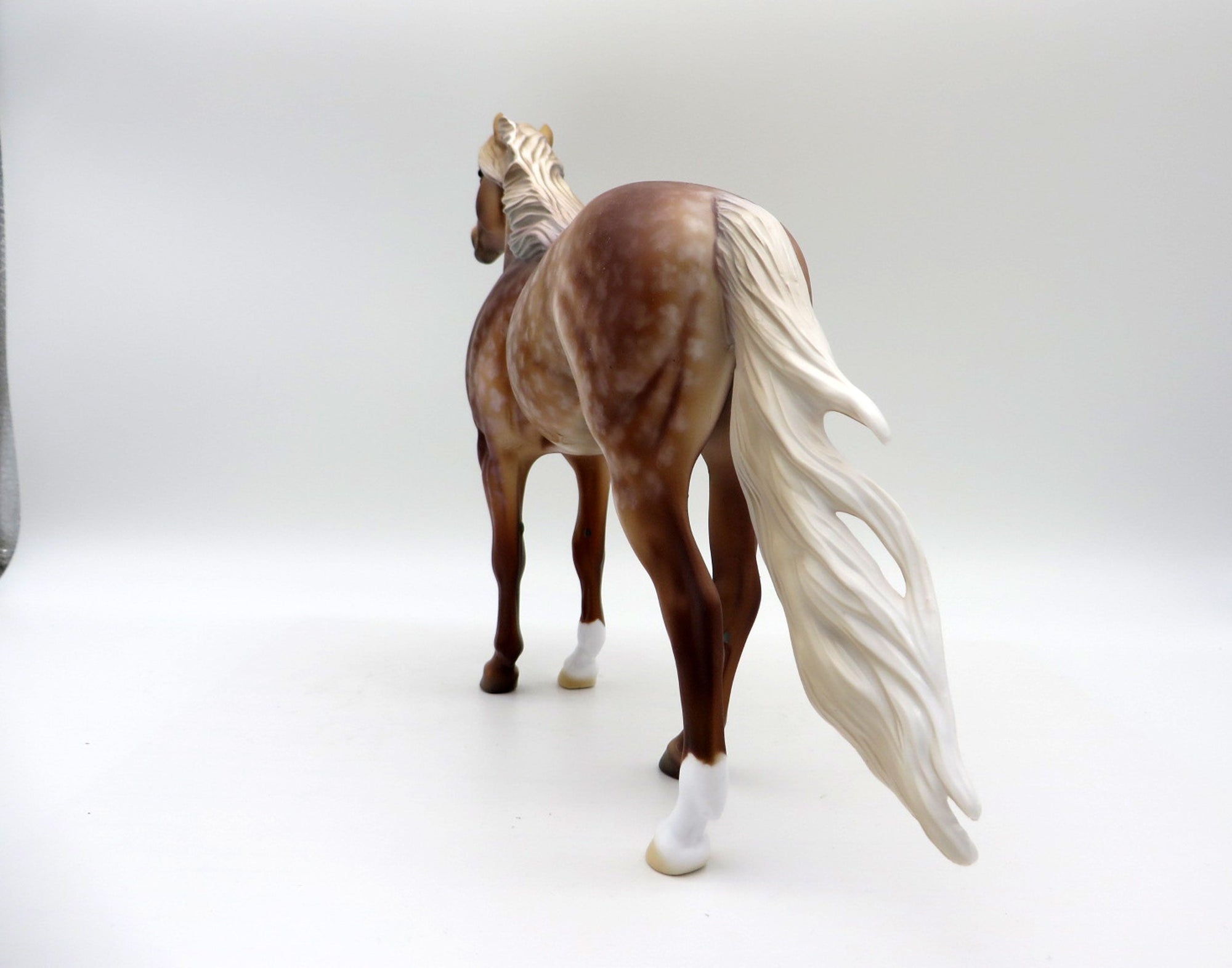 Dugan-OOAK Star Dapple Chestnut Mustang Painted By Dawn Quick   5/28/21