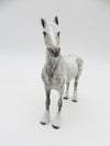 Dusk - OOAK - Dapple Grey Standing Draft Chip By Andrea Thomason - Christmas Tails 2022 - CT22