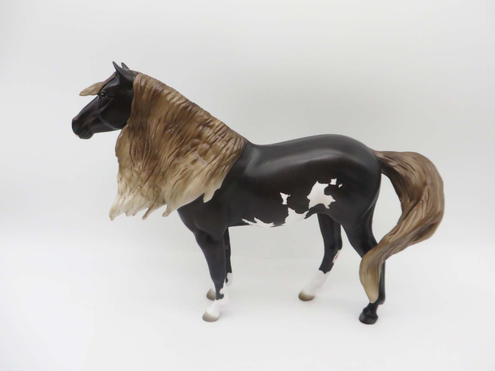 Dust Bowl - OOAK - Liver Chestnut Overo Mustang Painted By Jess- SHCF23