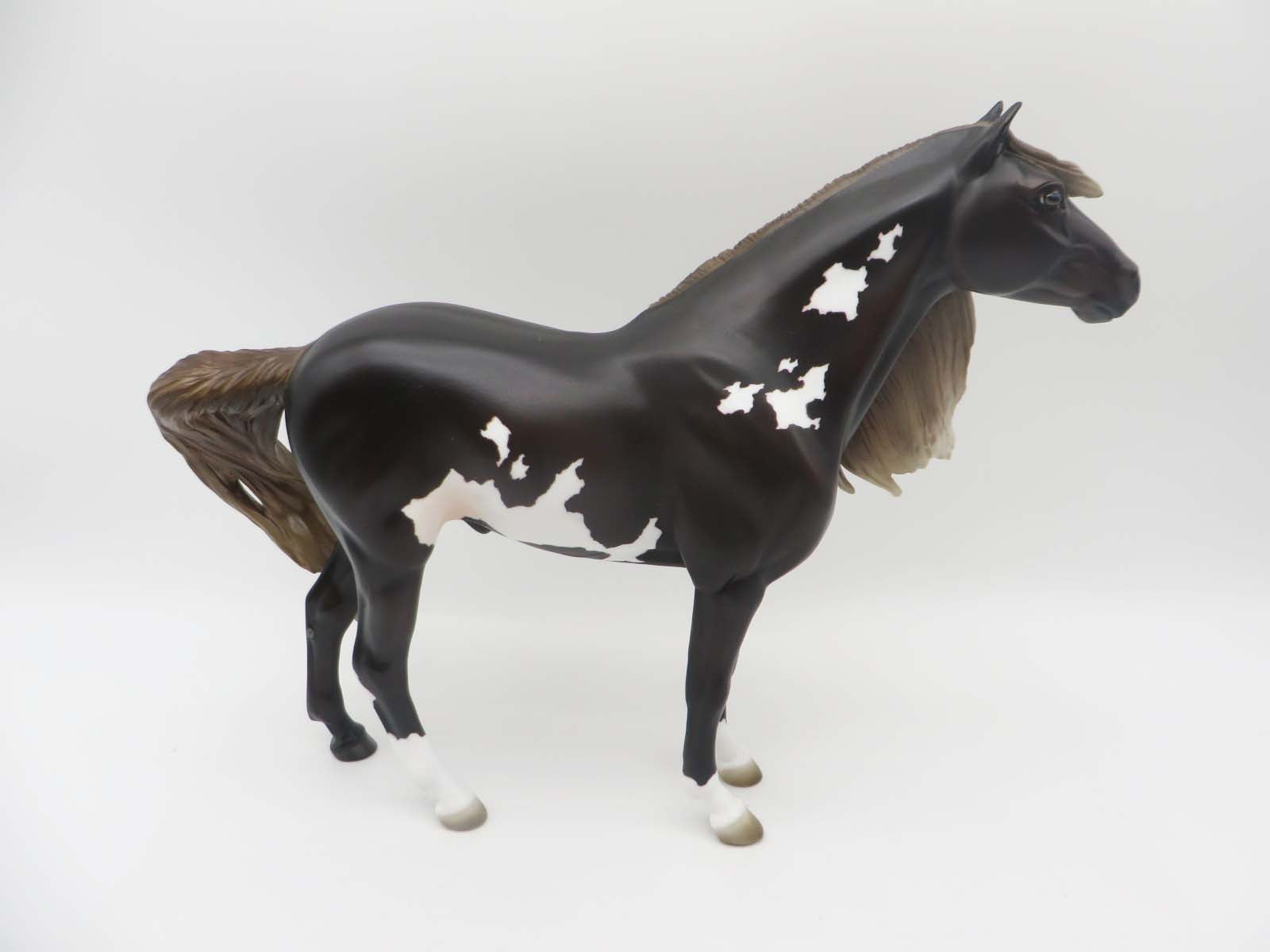 Dust Bowl - OOAK - Liver Chestnut Overo Mustang Painted By Jess- SHCF23