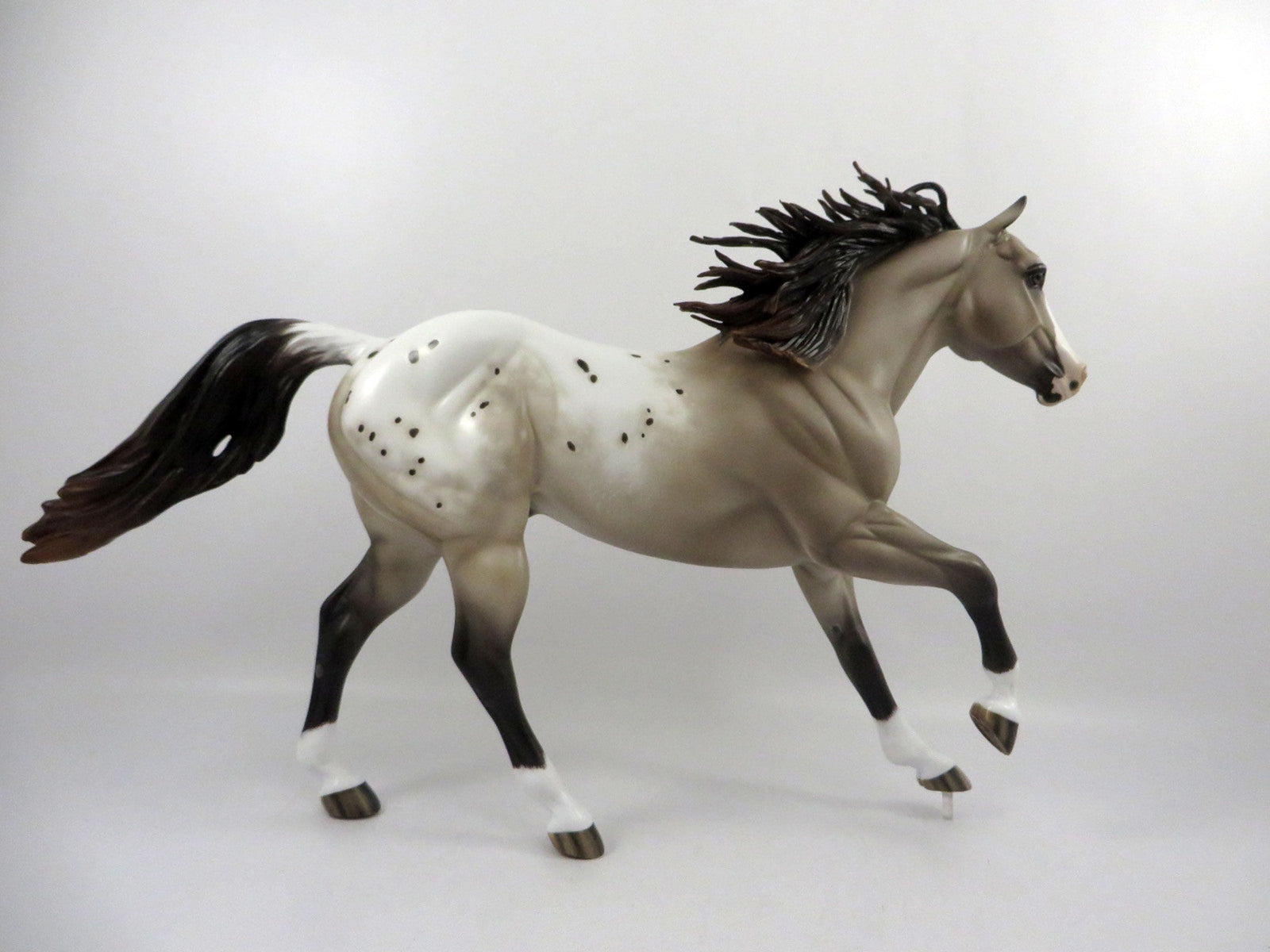 Dynaguy-OOAK Chestnut Appaloosa Foundation Quarter Horse Painted By Sheryl Leisure  2/25/21