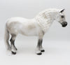 ETTA - OOAK - DAPPLE GREY HEAVY DRAFT MARE/ BUNNY WITH PUDDLE TAIL AND MANE PAINTED BY SHERYL LEISURE - BEST OFFERS - 10/14/22.