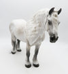 ETTA - OOAK - DAPPLE GREY HEAVY DRAFT MARE/ BUNNY WITH PUDDLE TAIL AND MANE PAINTED BY SHERYL LEISURE - BEST OFFERS - 10/14/22.