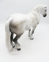 ETTA - OOAK - DAPPLE GREY HEAVY DRAFT MARE/ BUNNY WITH PUDDLE TAIL AND MANE PAINTED BY SHERYL LEISURE - BEST OFFERS - 10/14/22.