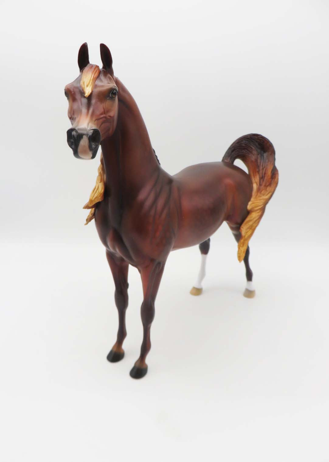 Early Daybreak - OOAK - Dappled Flaxen Chestnut Arabian By Ellen Robbins - SHCF23