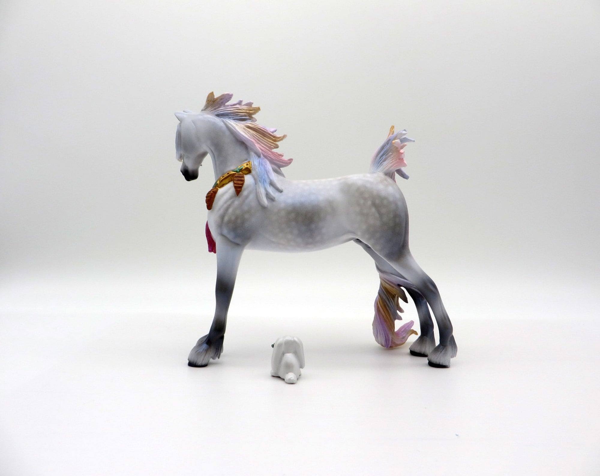 Easter Suprise-OOAK Pebbles Saddlebred with Egg