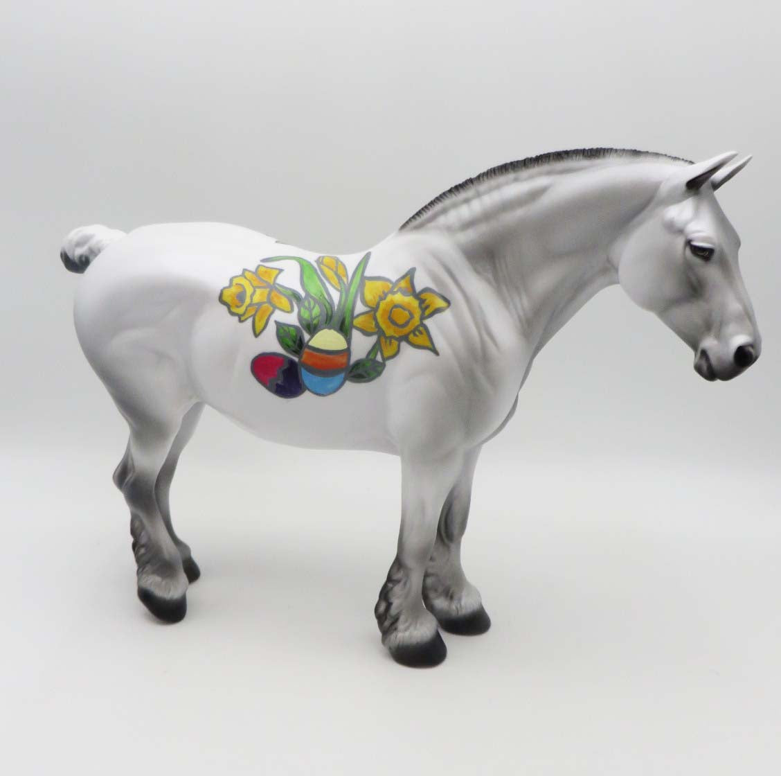 Easter Egg-citement - OOAK - Decorator Heavy Draft By Dawn Quick - Easter 2023