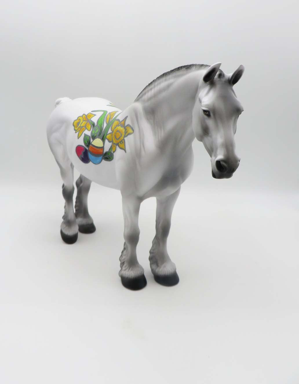 Easter Egg-citement - OOAK - Decorator Heavy Draft By Dawn Quick - Easter 2023