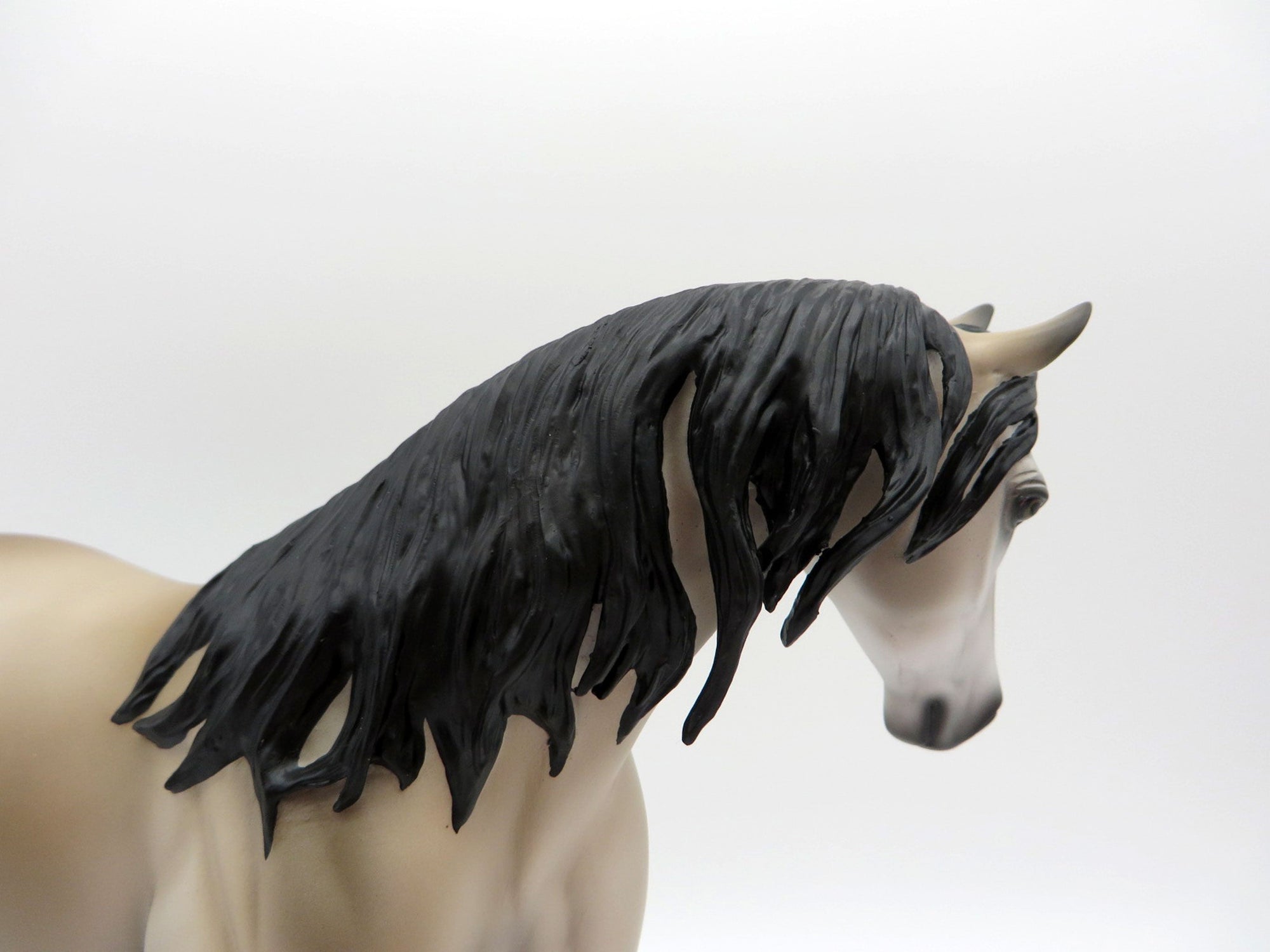 Edgar-OOAK Bay Going Grey Pony Painted By Audrey Dixon EQ 21