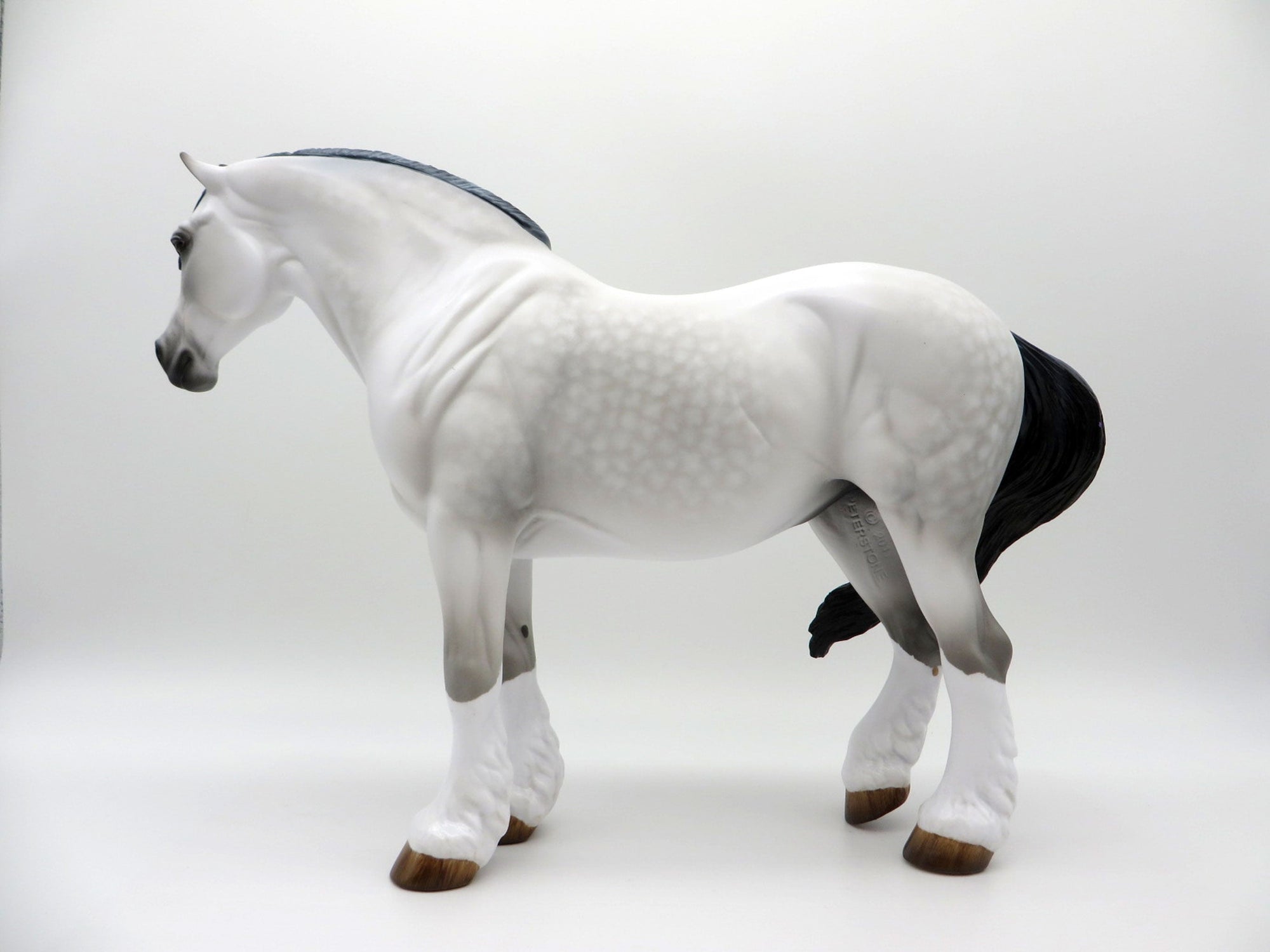 Eira-OOAK Light Star Dapple Grey Heavy Draft Mare SHCF 2021