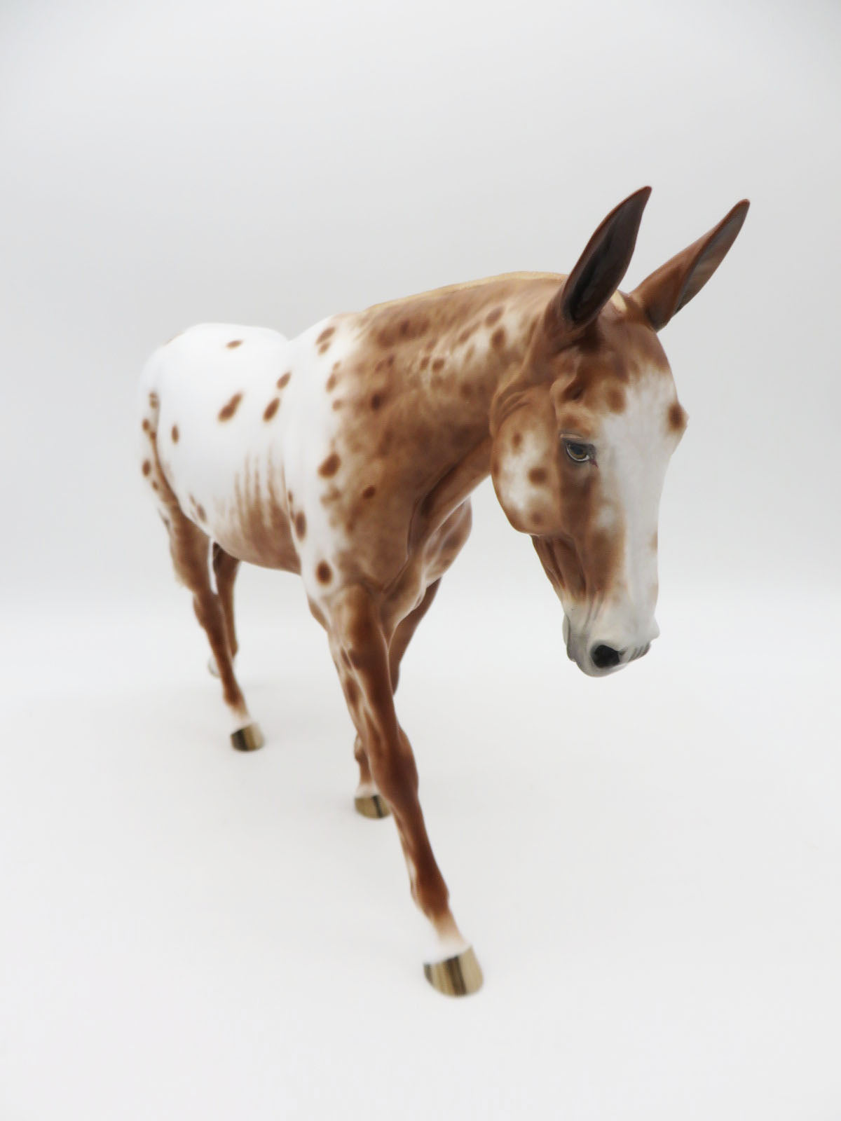 Elizabeth - OOAK - Chestnut Appaloosa Mule by Sheryl Leisure - Best Offers 12/27/22