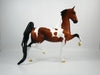 Looking Forward-OOAK Bay Painted Saddlebred Painted By Ellen Robbins 12/30/20