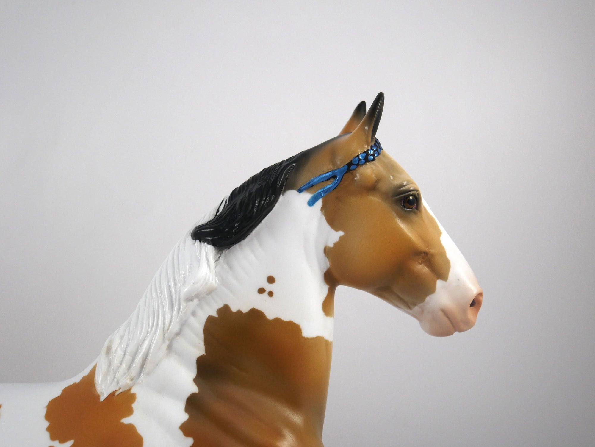 Emmy Lou-OOAK Buckskin Paint Trotting Drafter by Ellen 1/29/21