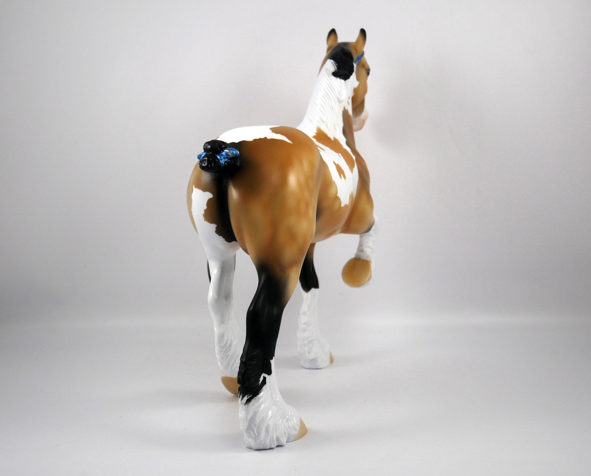 Emmy Lou-OOAK Buckskin Paint Trotting Drafter by Ellen 1/29/21