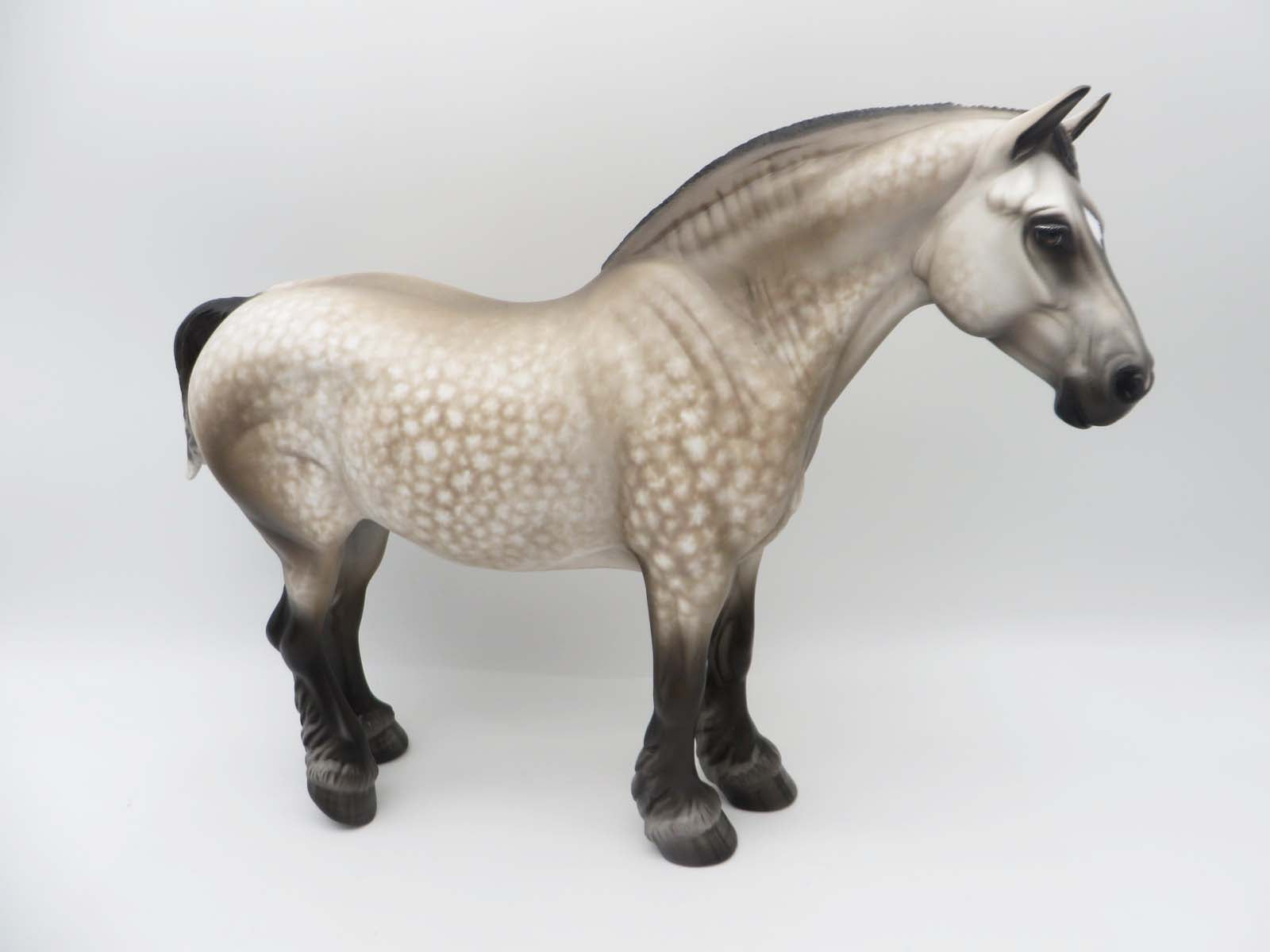 Enchanted-OOAK Star Dapple Grey Heavy Draft Mare by Sheryl Leisure-Best Offer 4/24/23