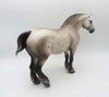 Enchanted-OOAK Star Dapple Grey Heavy Draft Mare by Sheryl Leisure-Best Offer 4/24/23