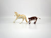 Endurance and Definance-OOAK Cutter and Calf Chip Painted By Andea 12/30/20
