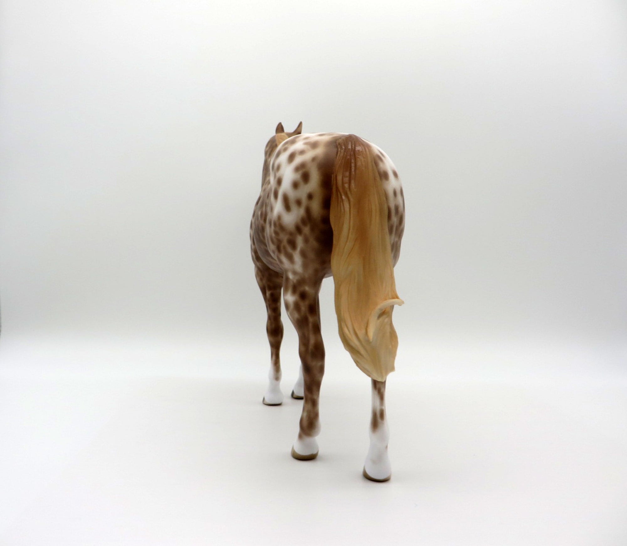 Enterprize-OOAK Loud Chestnut Appaloosa Painted By Caroline Boydston 5/10/21