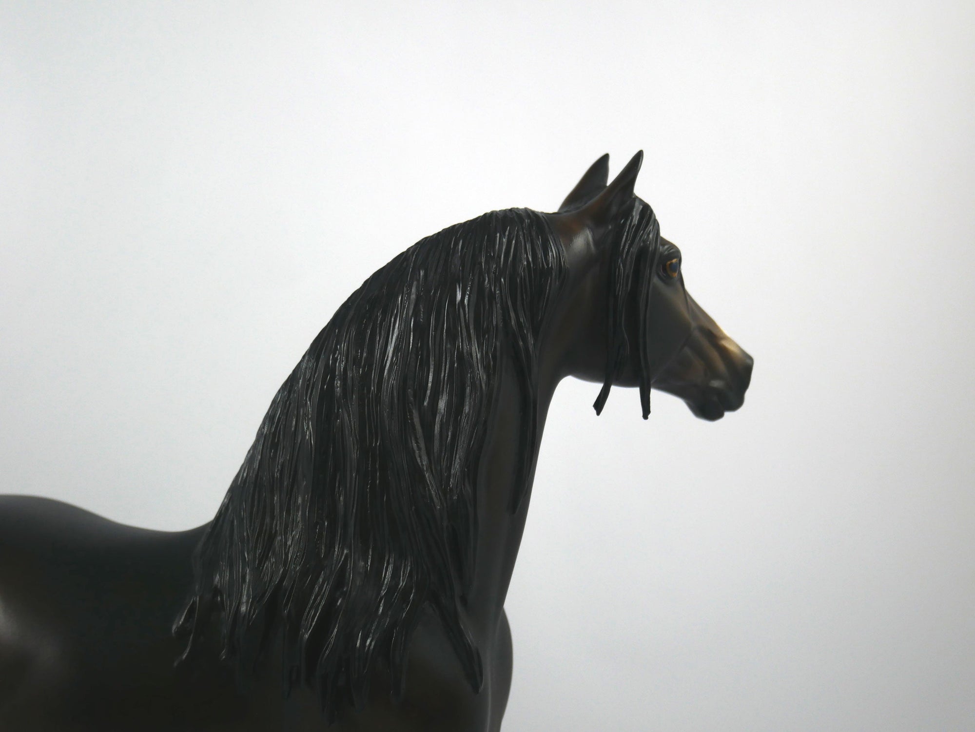 Everett-OOAK Dapple Seal Bay Morgan Painted By Sheryl Leisure 1/8/21