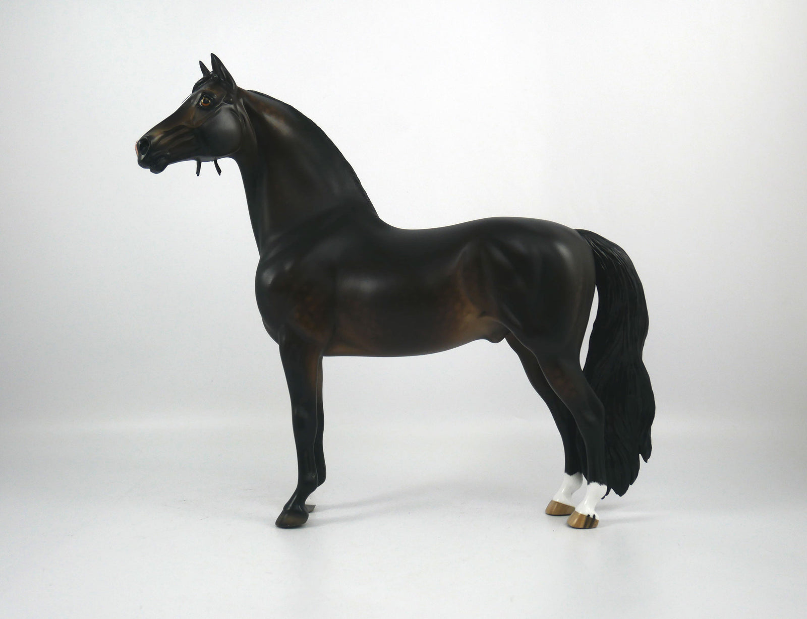 Everett-OOAK Dapple Seal Bay Morgan Painted By Sheryl Leisure 1/8/21